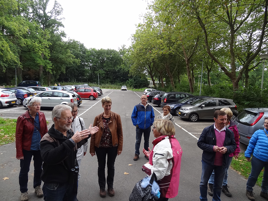  Uistapje 2017, rondleiding in de natuur en uitleg van de natuur. 